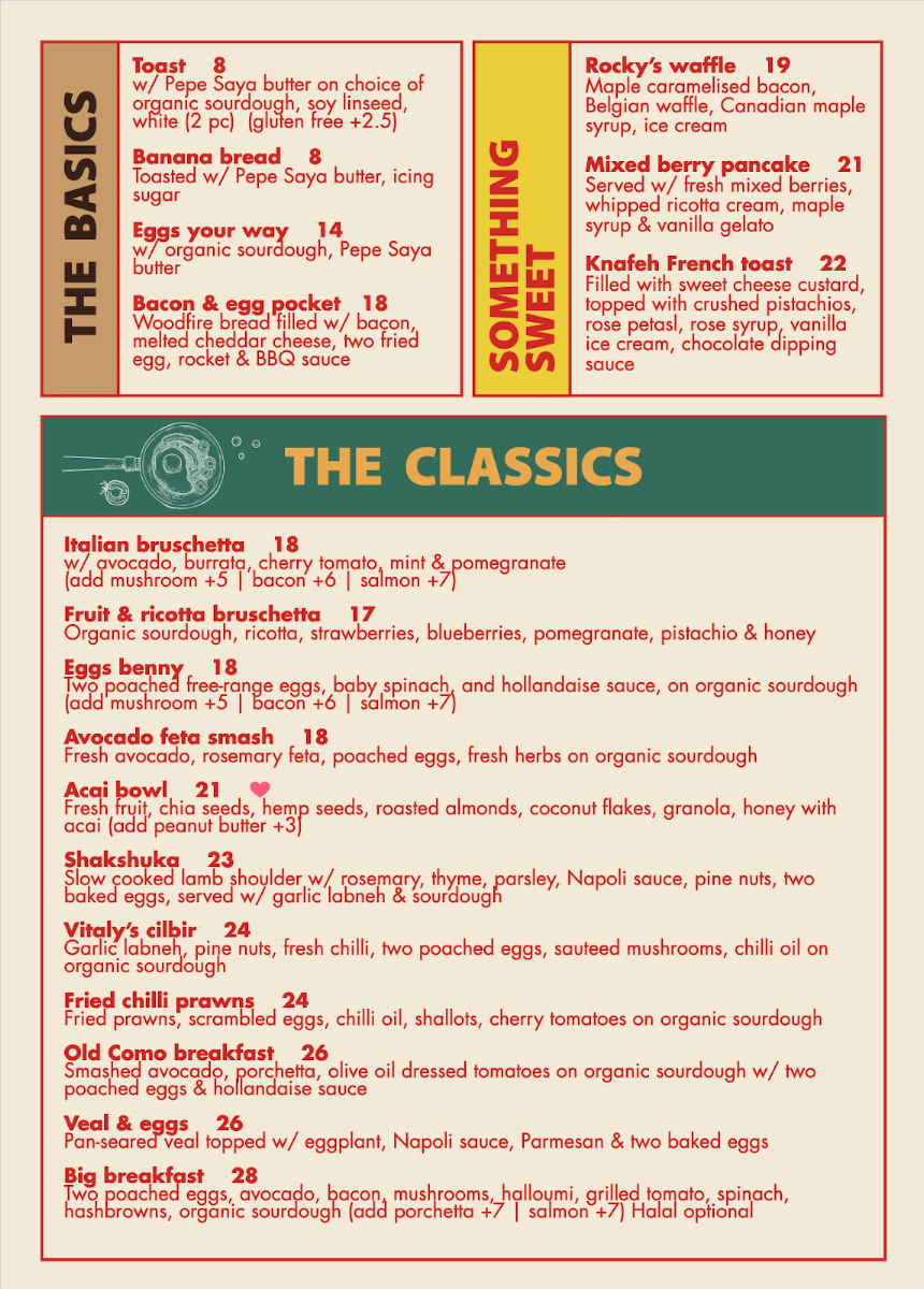 Menu, Vitaly Italian & Woodfire Pizza Restaurant (Kirrawee)