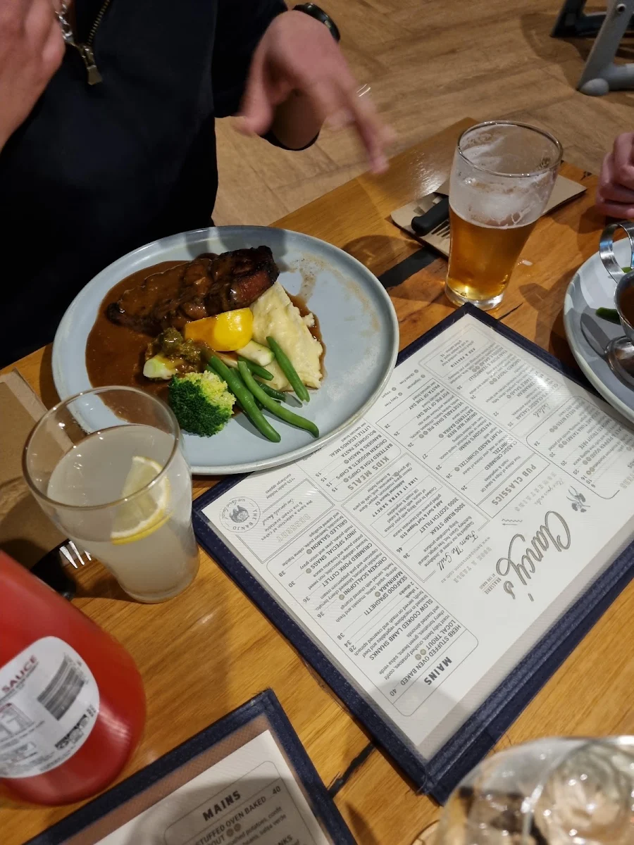 Menu, Clancy's Brasserie