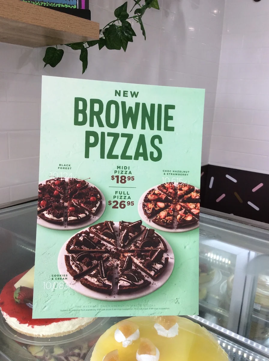 Menu, The Cheesecake Shop Boronia