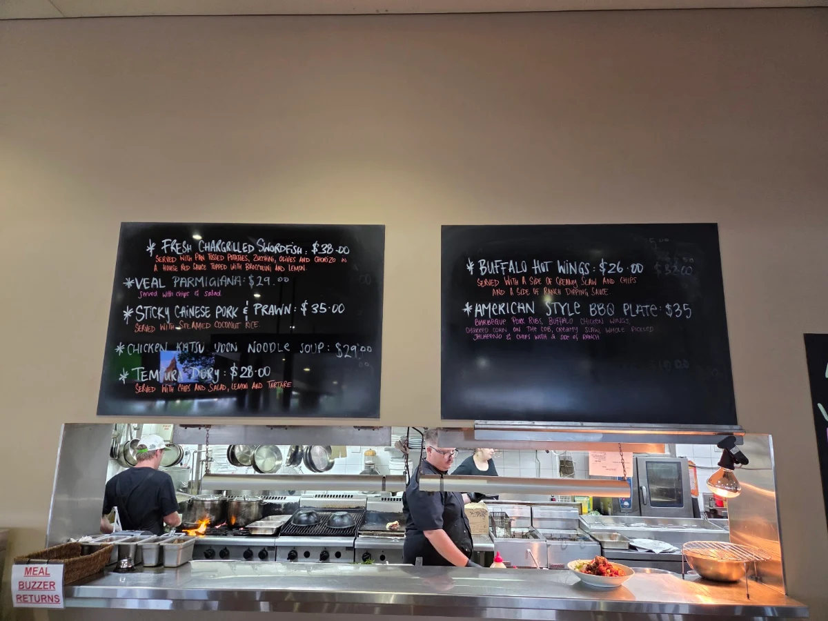 Menu, Henry Rous Tavern