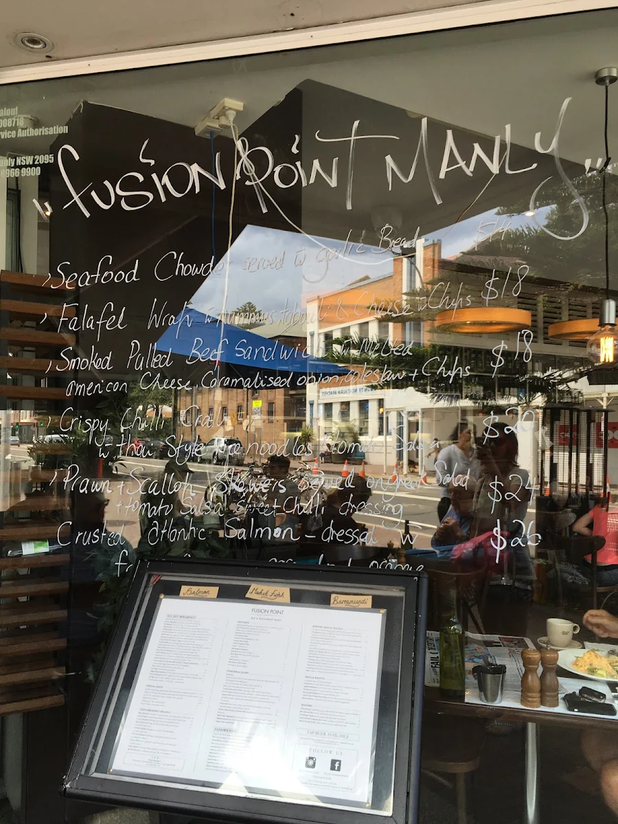 Menu, Fusion Point