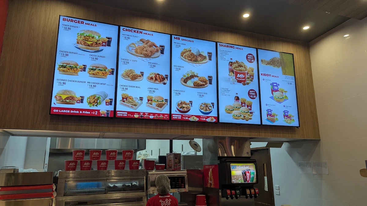 Menu, Marrybrown Brimbank Deer Park