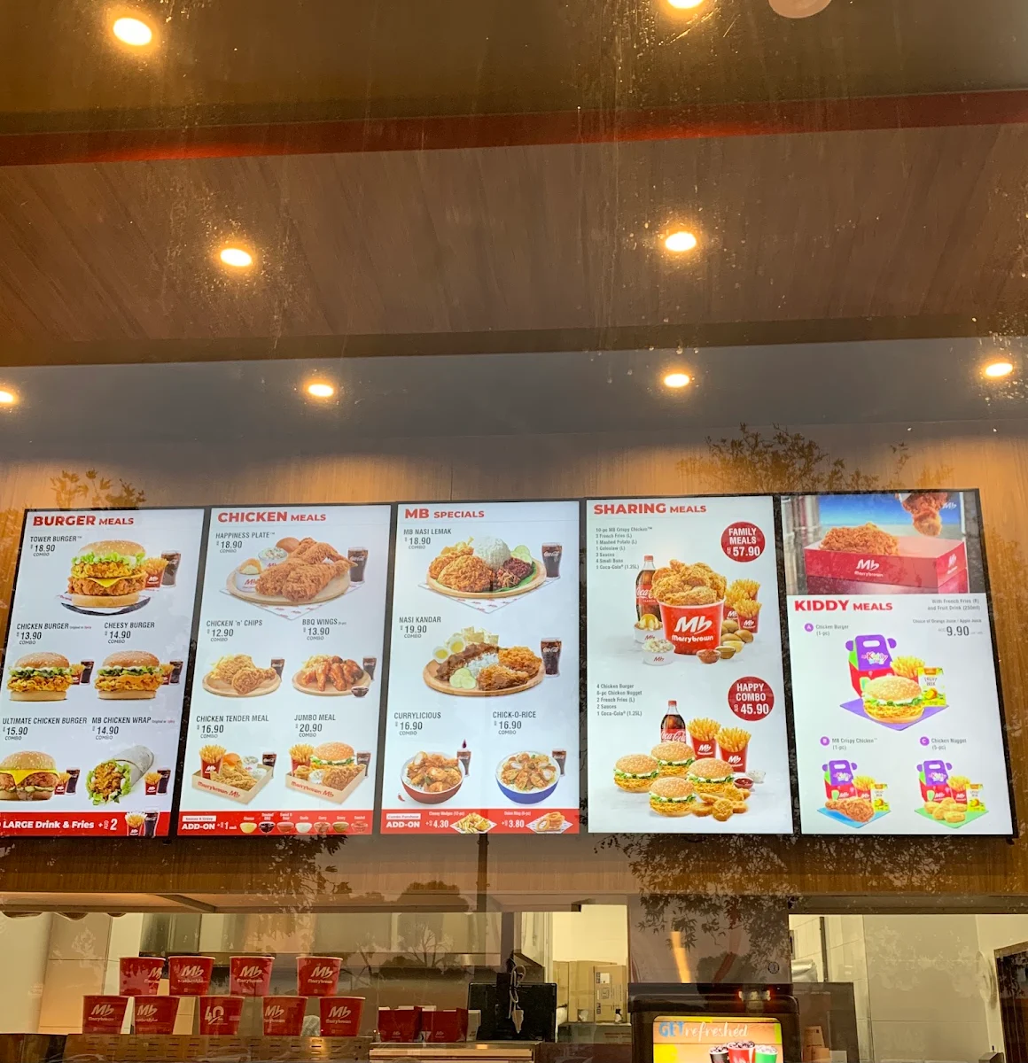 Menu, Marrybrown Brimbank Deer Park