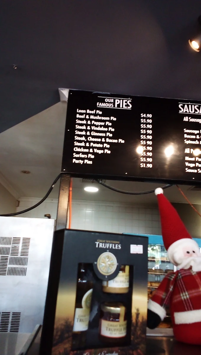 Menu, Dunsborough Bakery