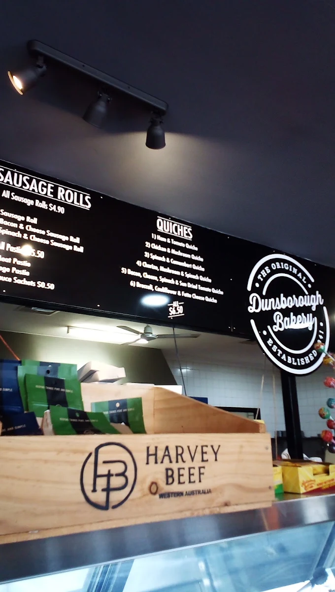 Menu, Dunsborough Bakery