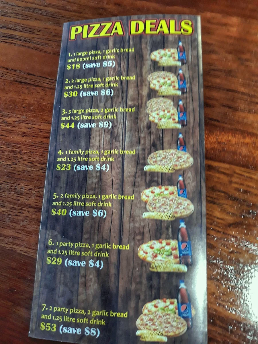 Menu, Afghan Flavour