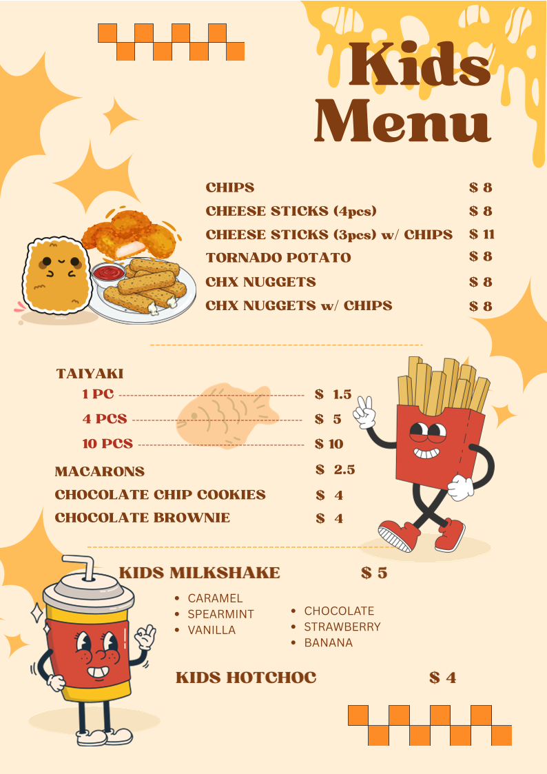 Menu, Oriental Bowl