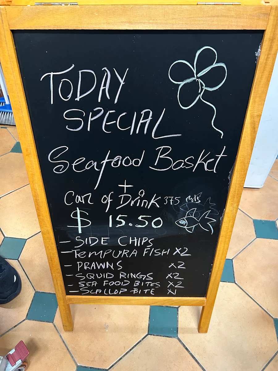 Menu, Maree's Cafe