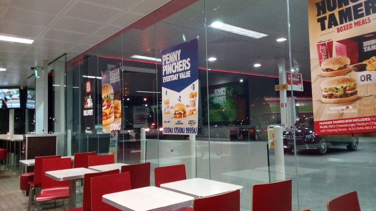Menu, Hungry Jack's Burgers Gungahlin