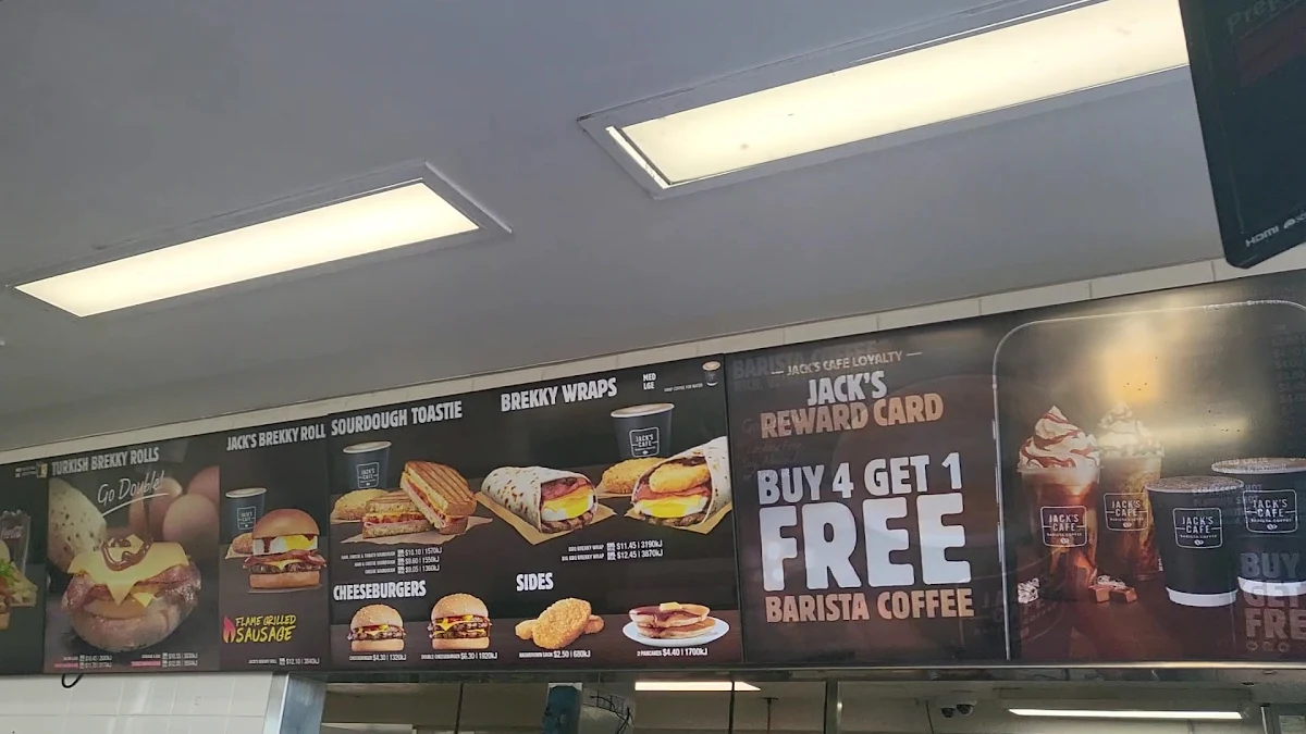 Menu, Hungry Jack's Burgers Gungahlin