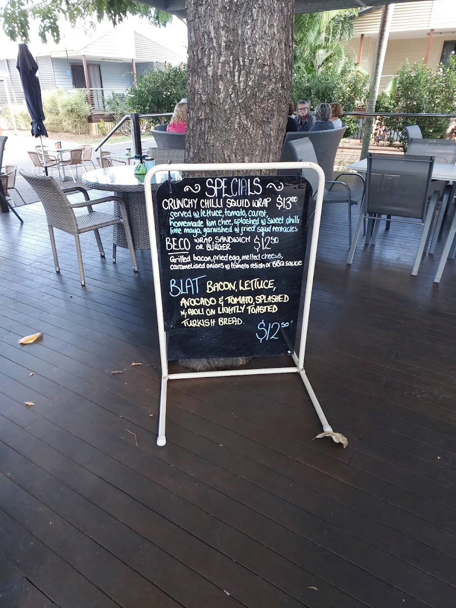 Menu, Salty Seas Cafe