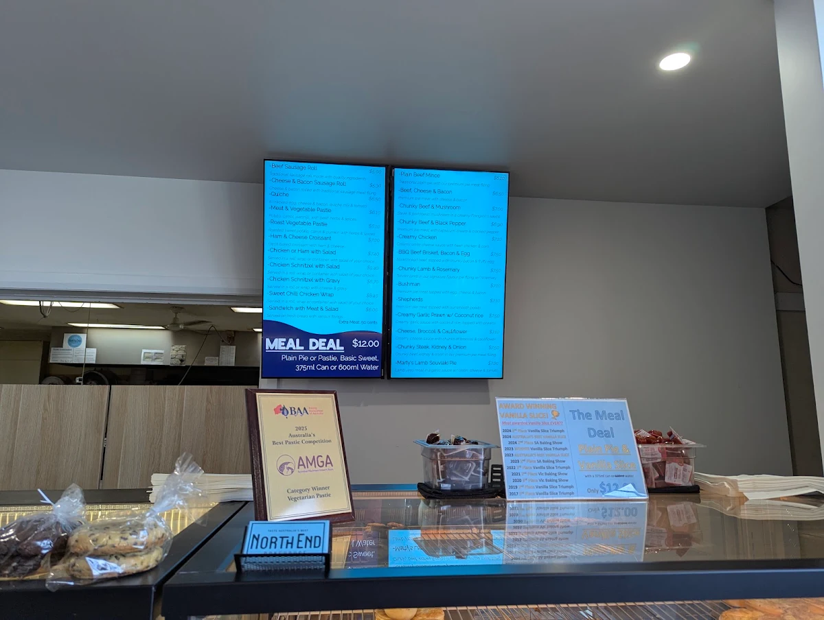 Menu, North End Bakehouse