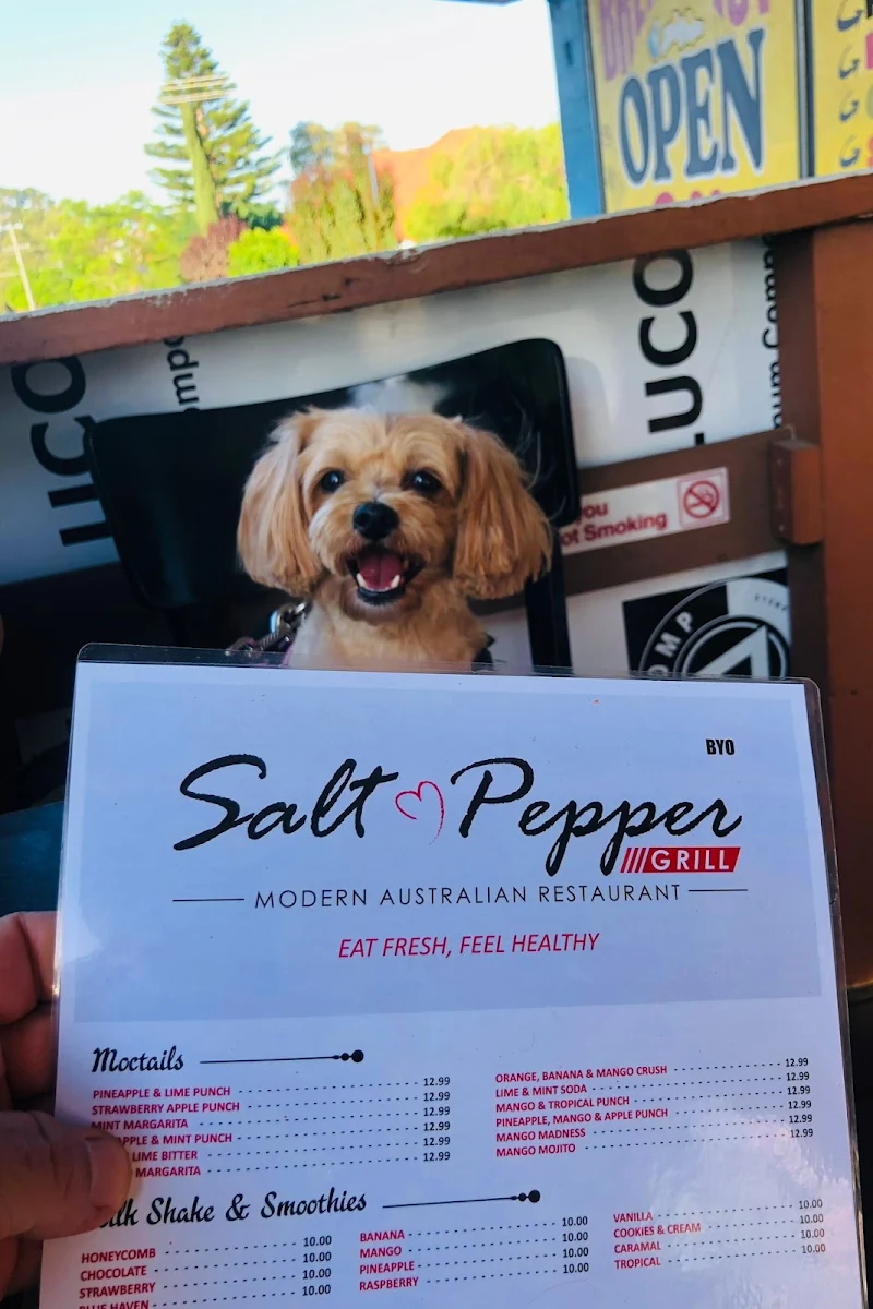 Menu, Salt & Pepper Grill
