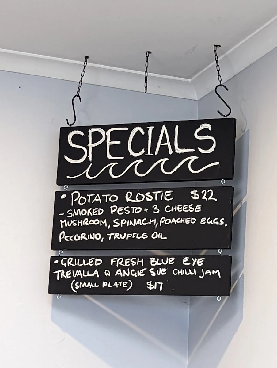 Menu, Angie Sue Lauderdale