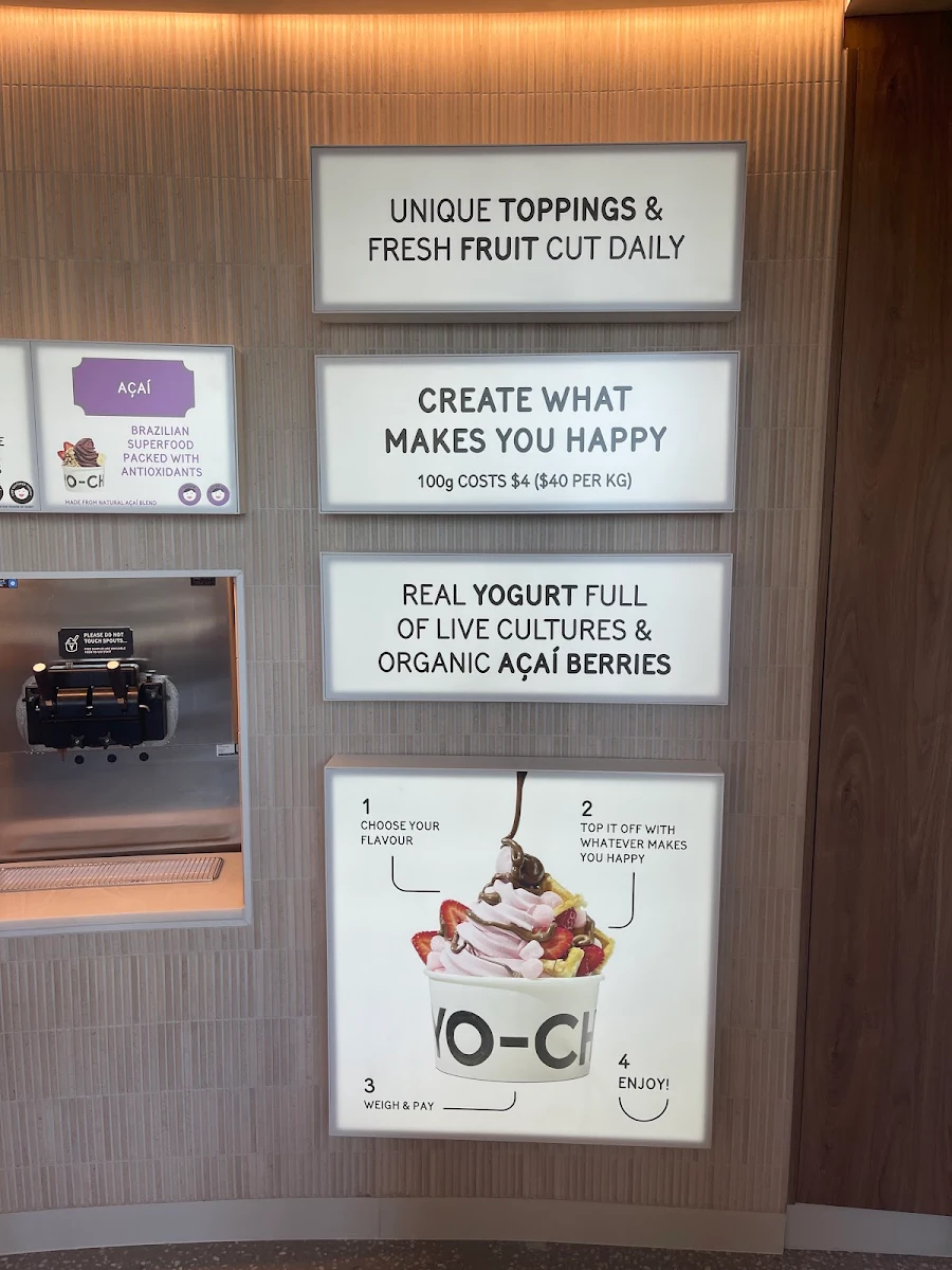 Menu, Yo-Chi