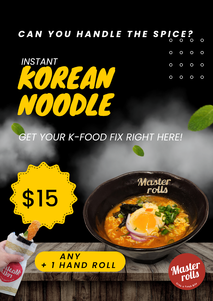 Menu, Master Rolls
