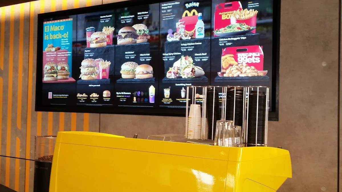 Menu, McDonald's Blacktown Sports Park