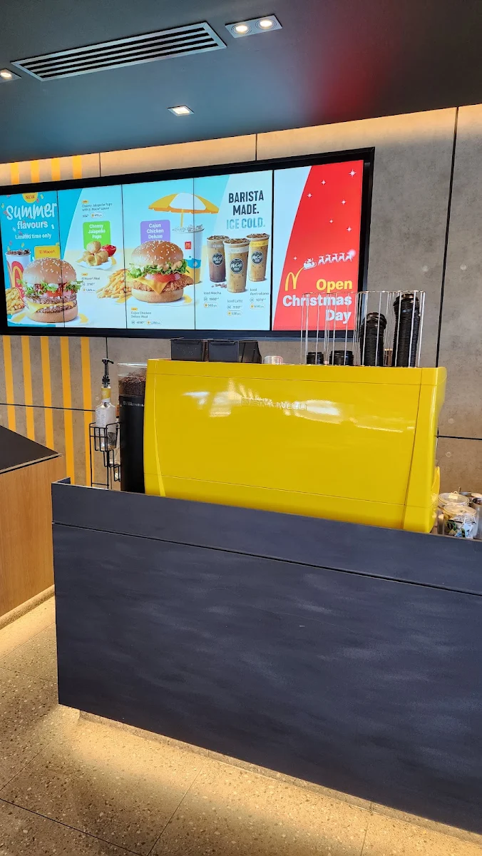 Menu, McDonald's Blacktown Sports Park