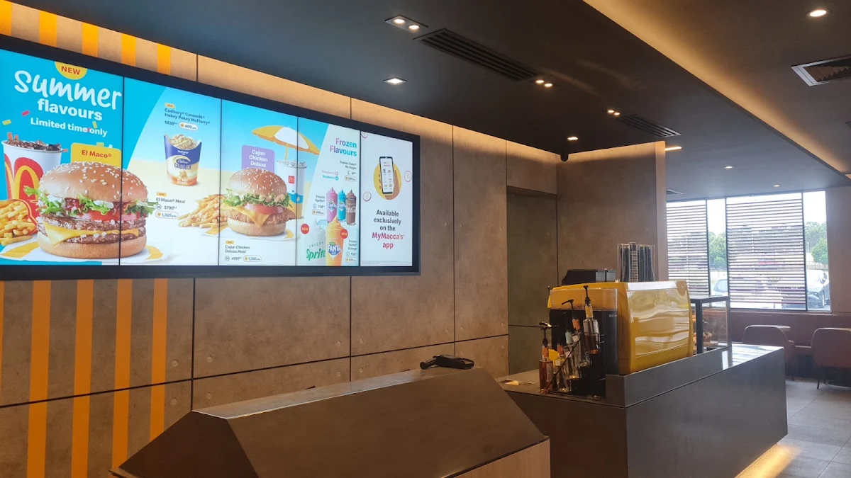 Menu, McDonald's Blacktown Sports Park