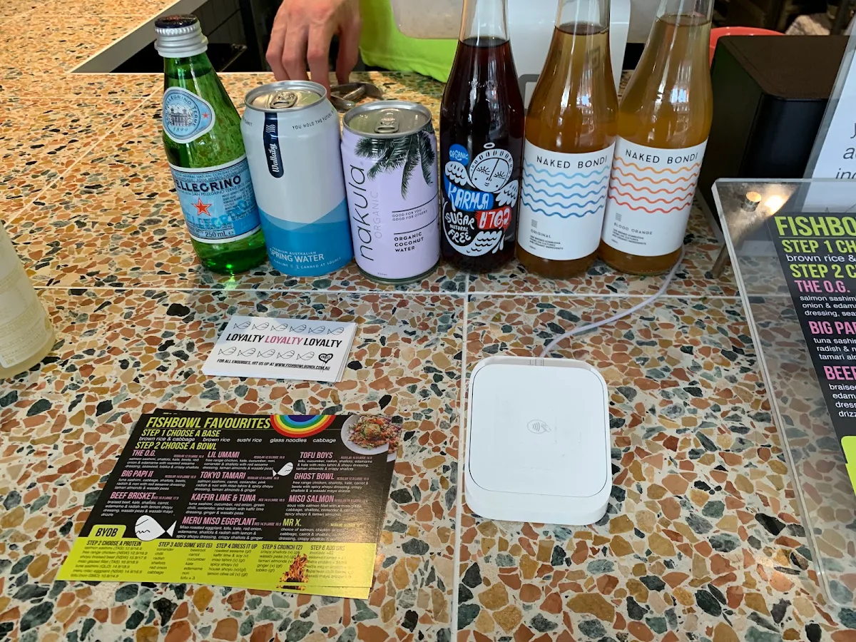 Menu, FISHBOWL - Coogee