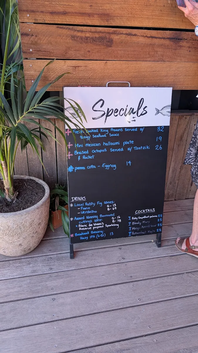 Menu, THE OYSTER FARMERS DAUGHTER