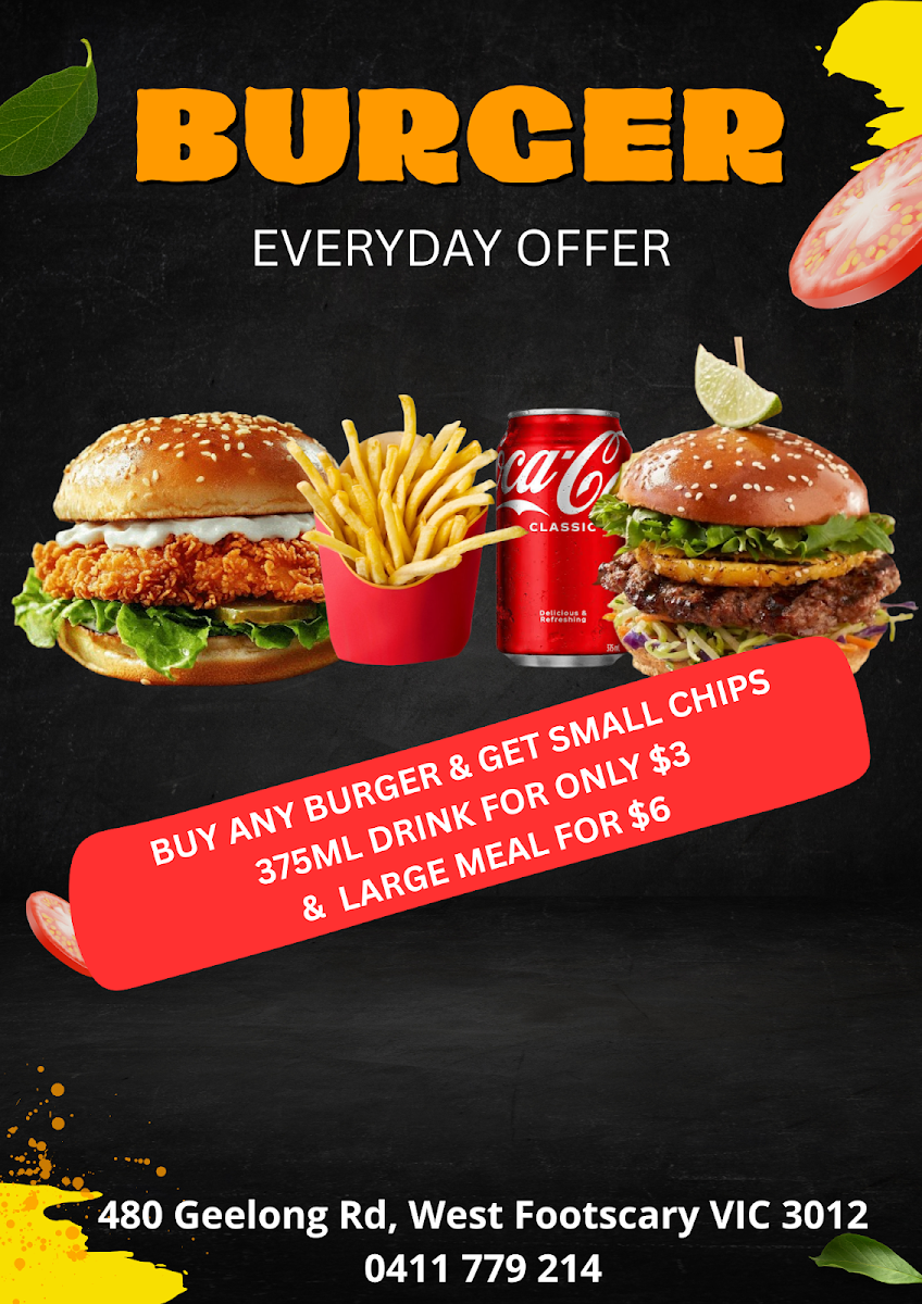 Menu, Lavish Burgers and Kebabs
