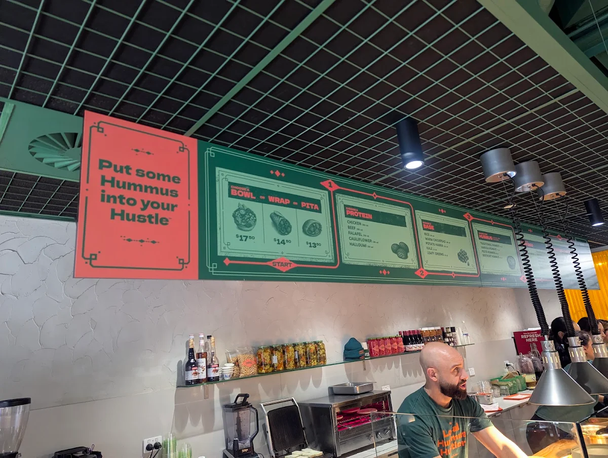 Menu, Hummus Hustle