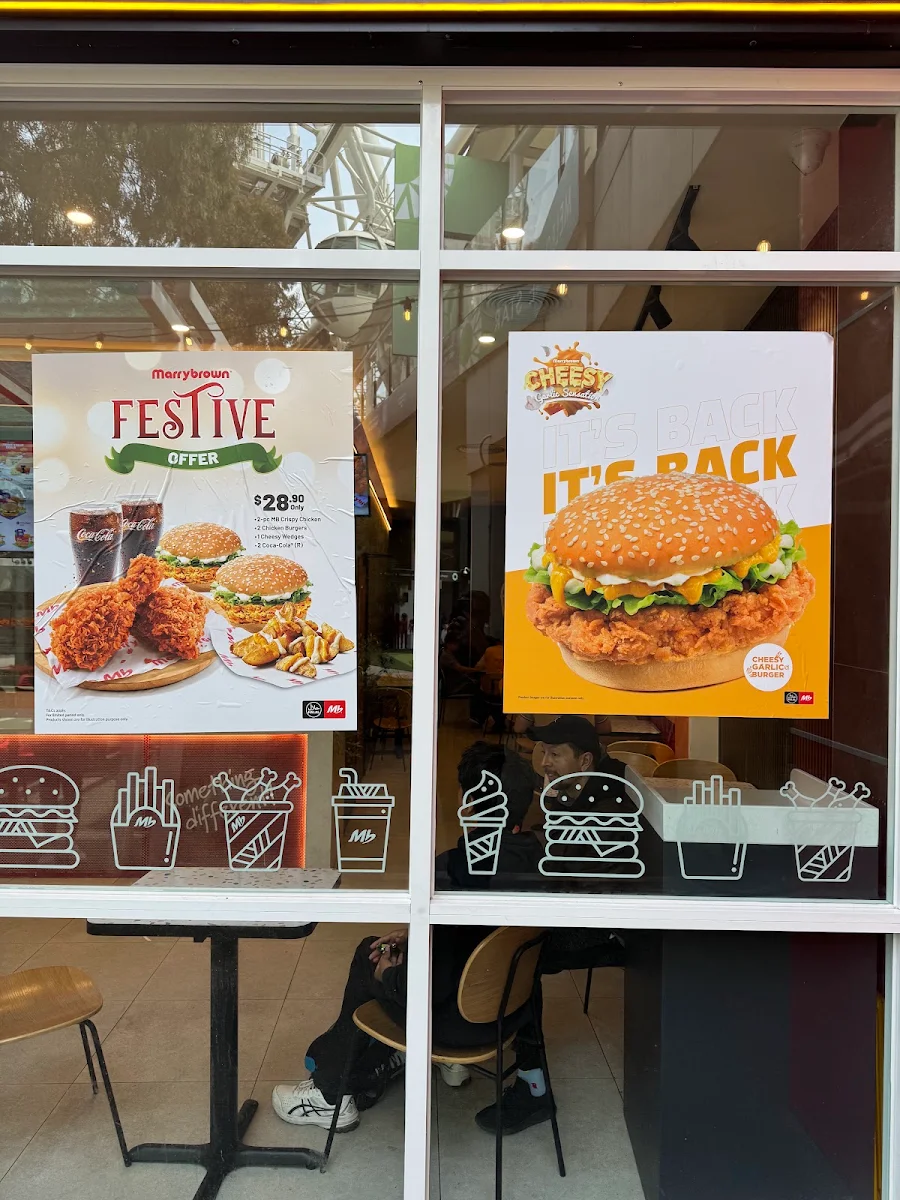 Menu, Marrybrown Docklands