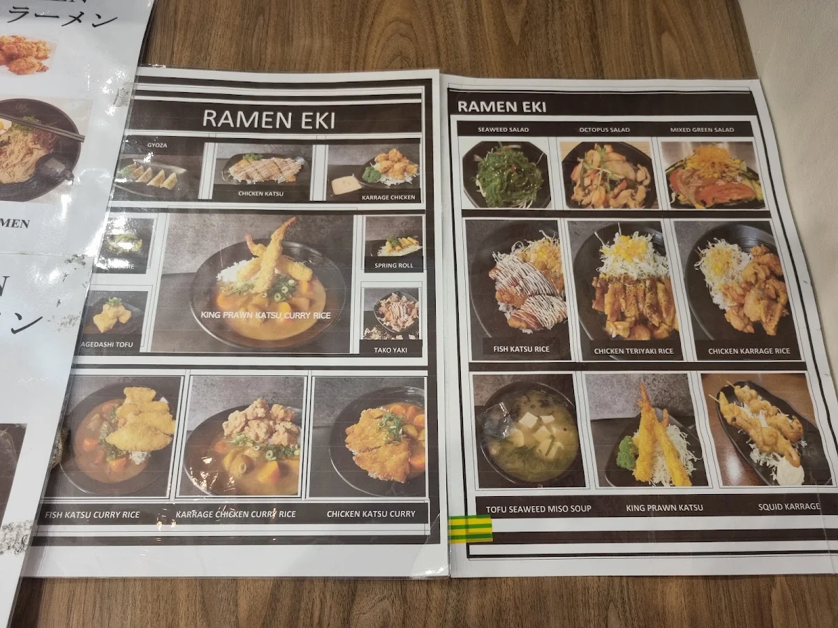 Menu, Ramen Eki