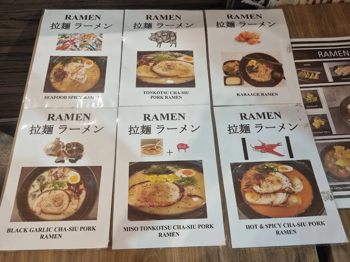 Menu, Ramen Eki