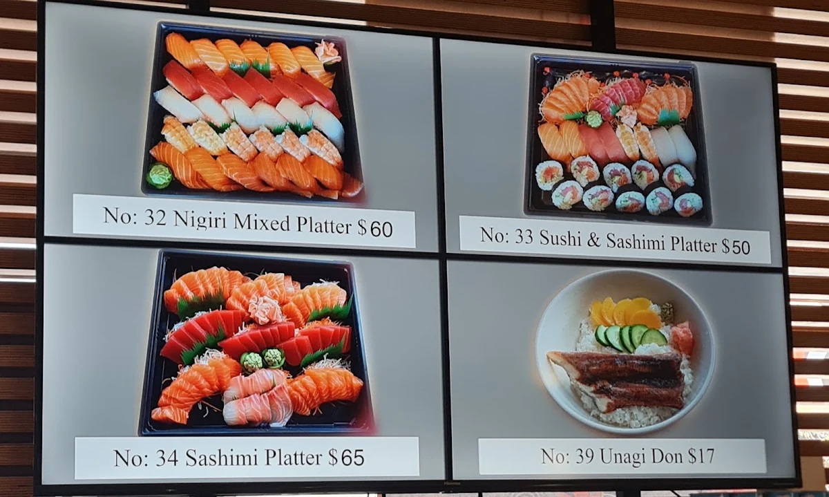 Menu, JO SUSHI