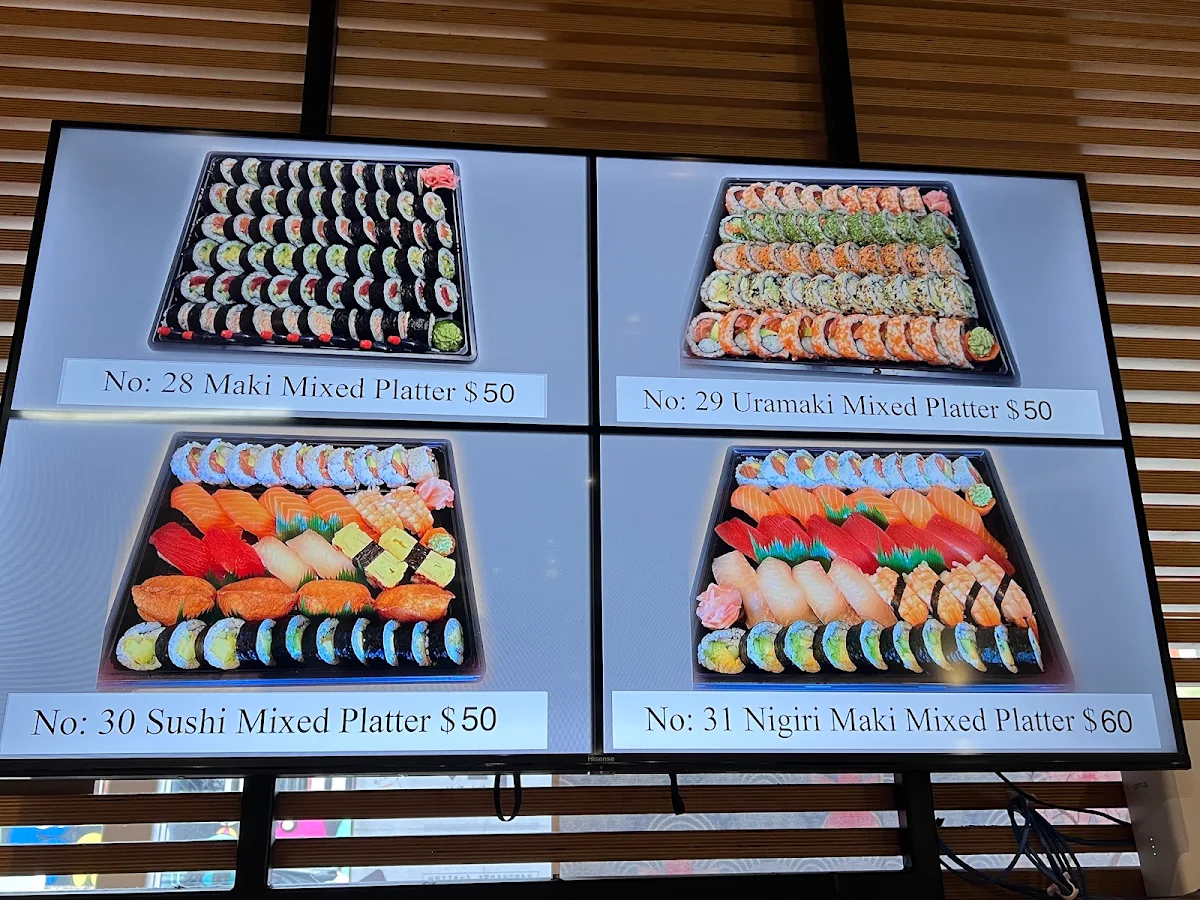Menu, JO SUSHI