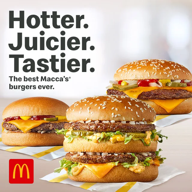 Menu, McDonald's Gisborne