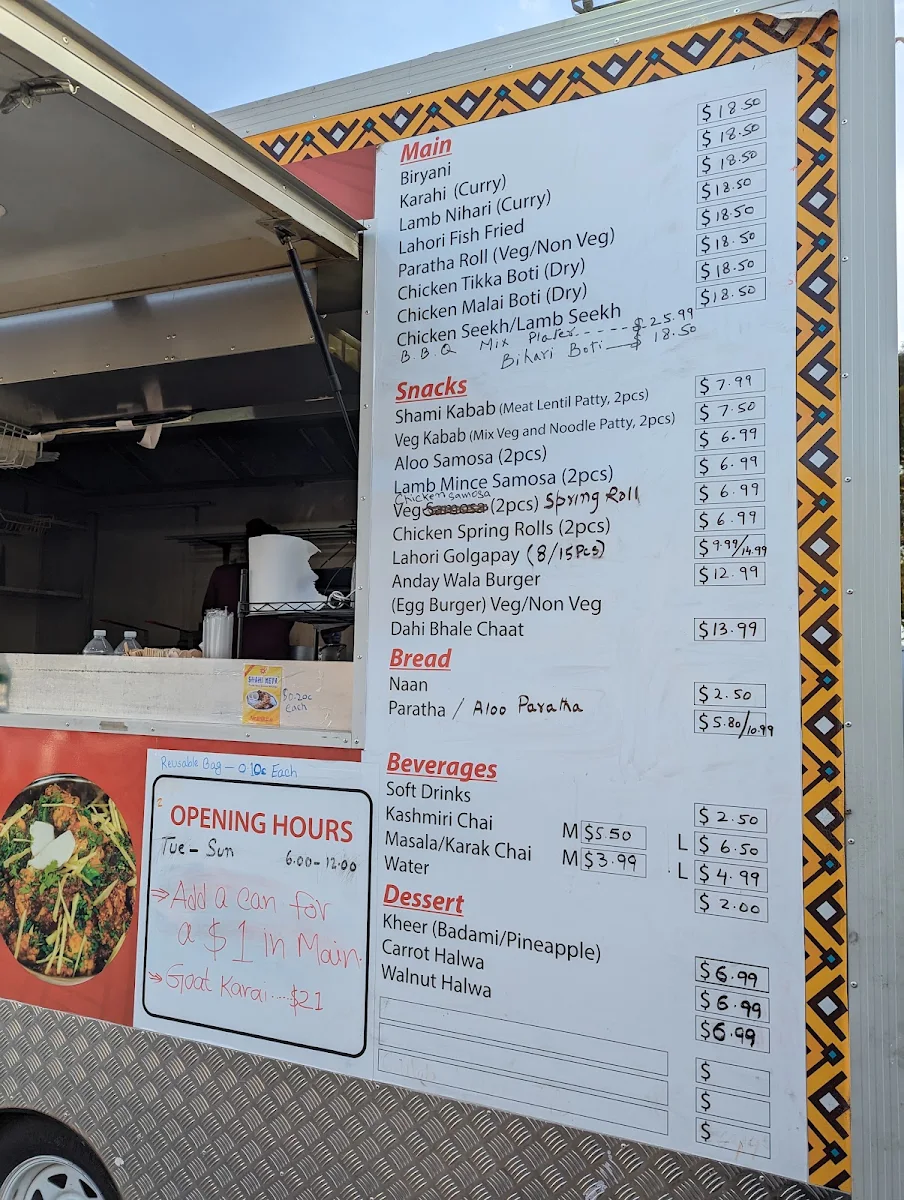 Menu, Chingari