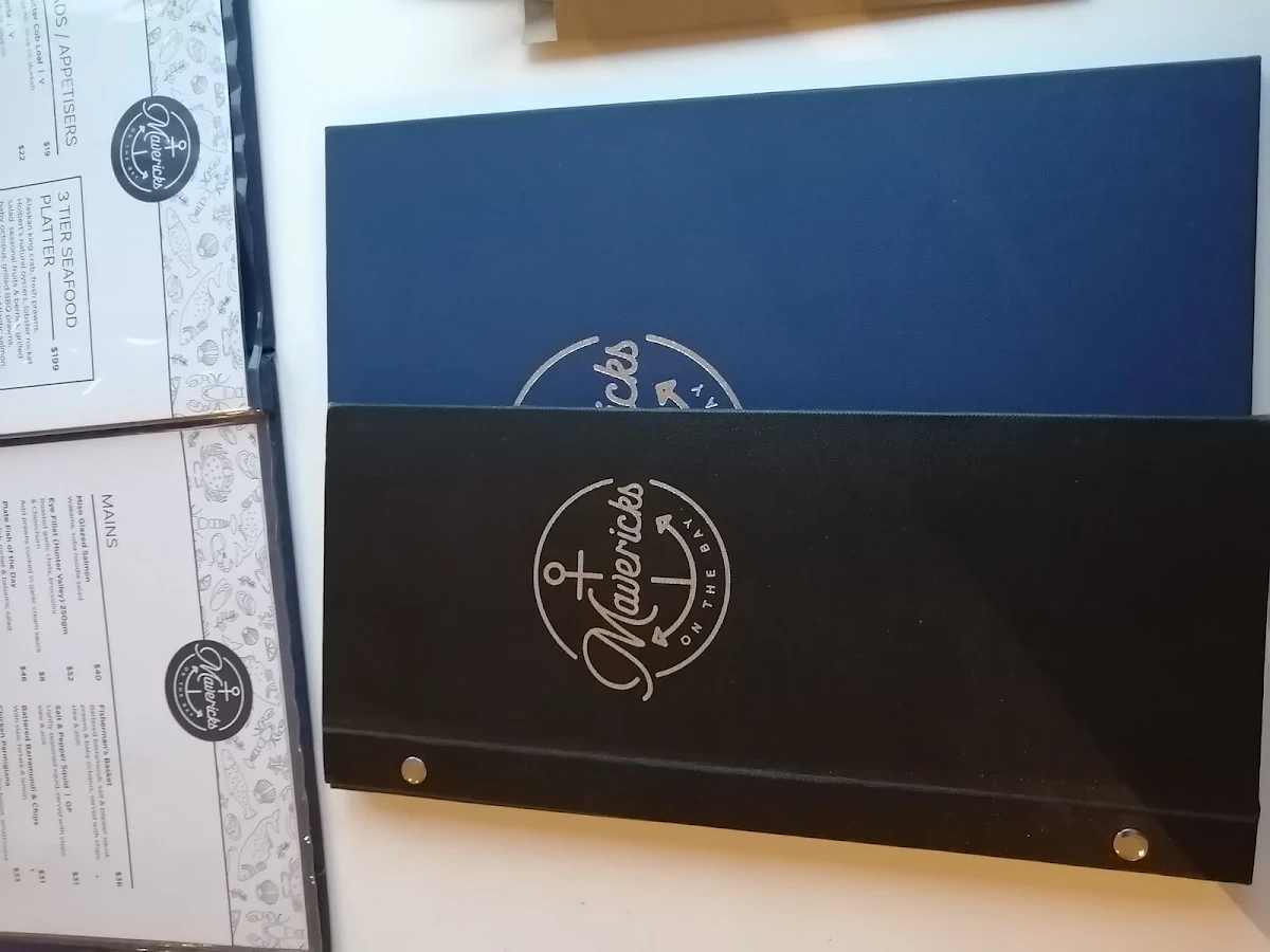 Menu, Mavericks on the Bay