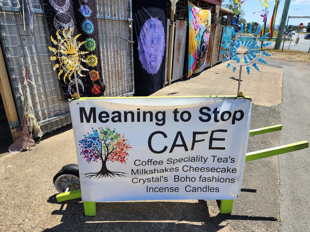 Menu, Crossroads Coffee Stop