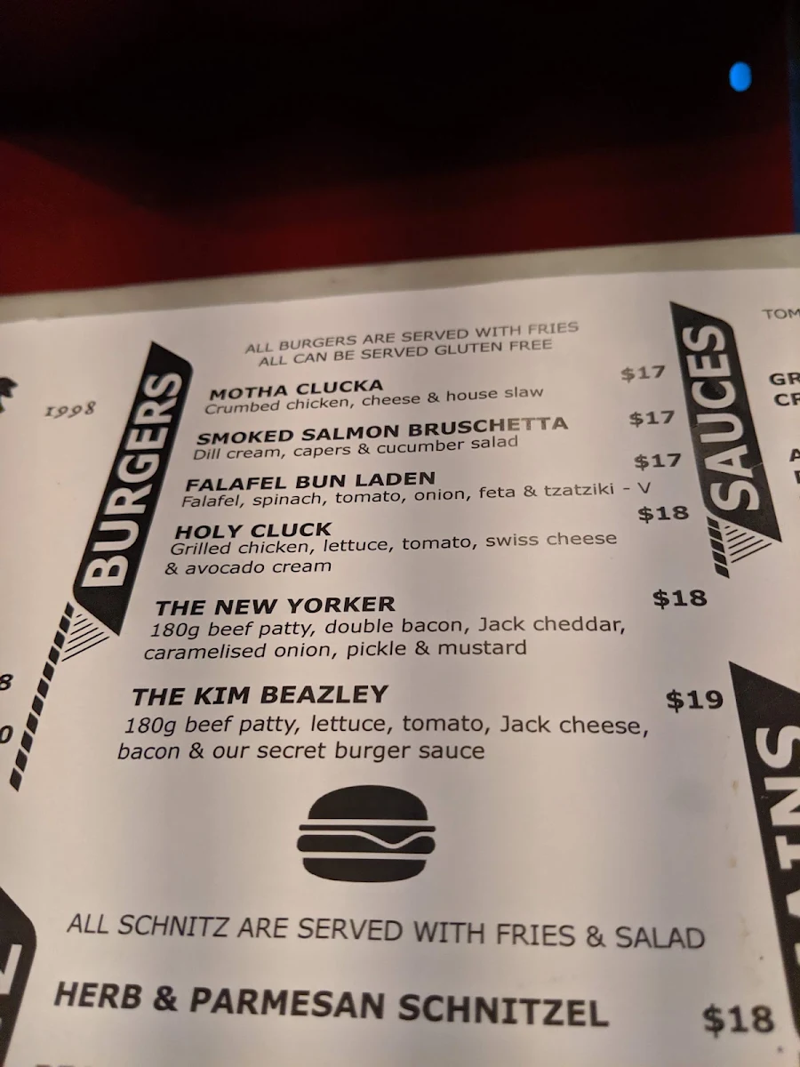 Menu, PJs in the City