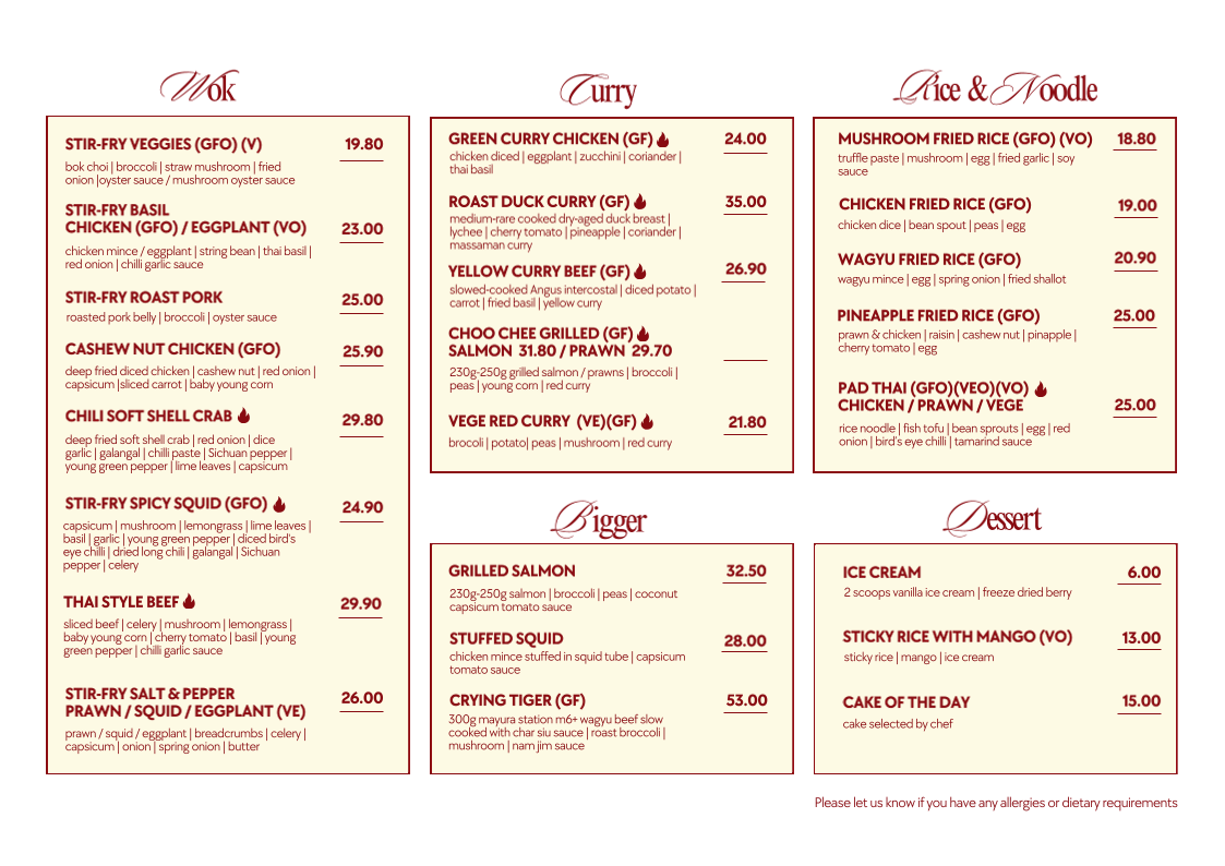 Menu photo 1