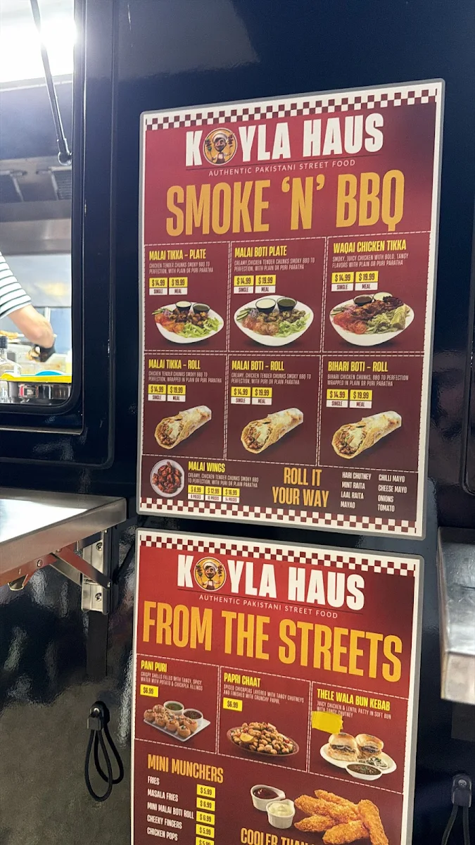 Menu, KOYLA HAUS