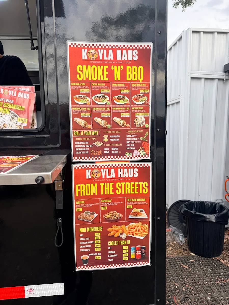 Menu, KOYLA HAUS