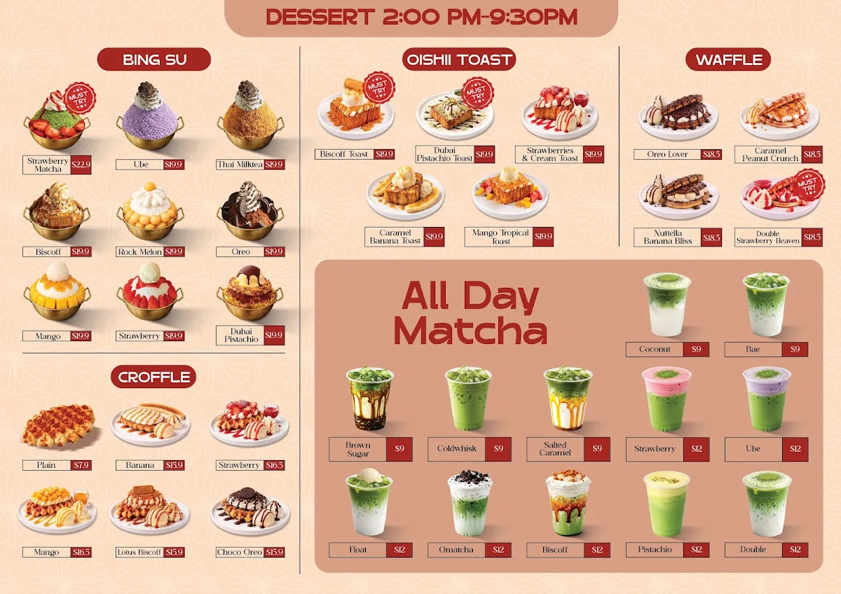 Menu, Oishii Go