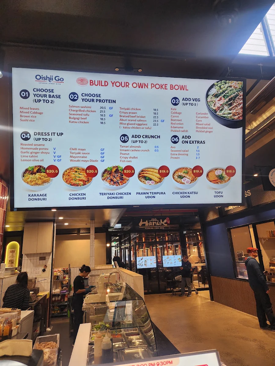 Menu, Oishii Go