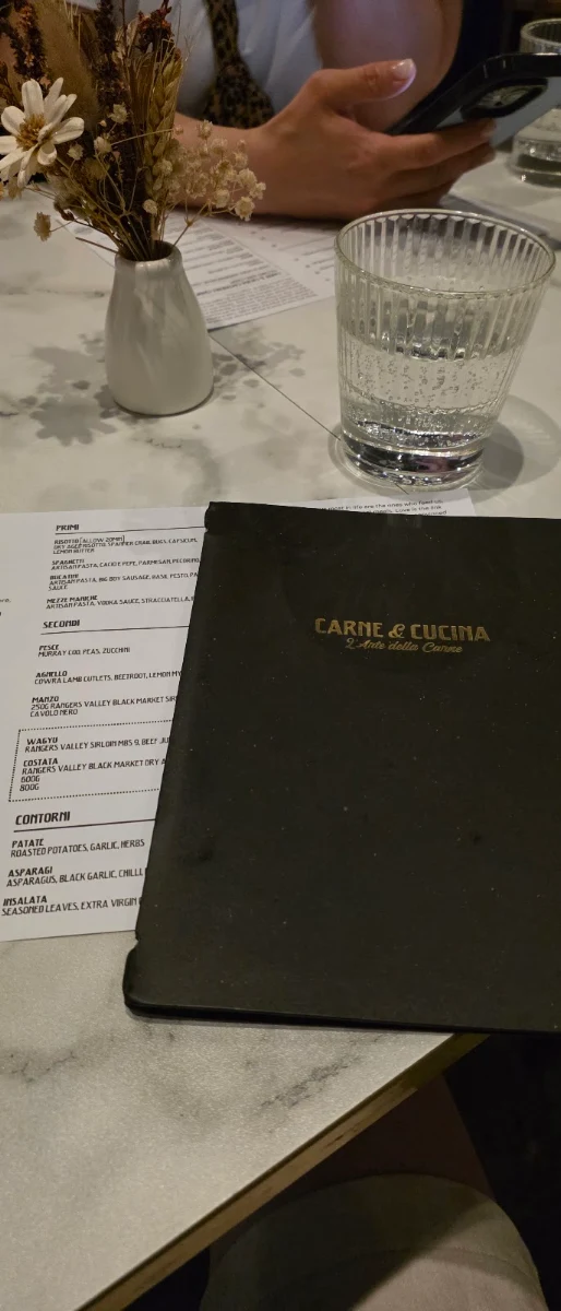 Menu, Carne & Cucina