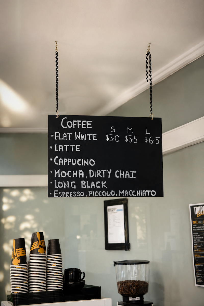 Menu, Tropicana Fresh