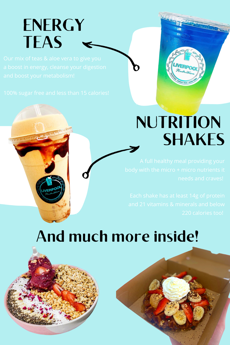 Menu, Liverpool Nutrition