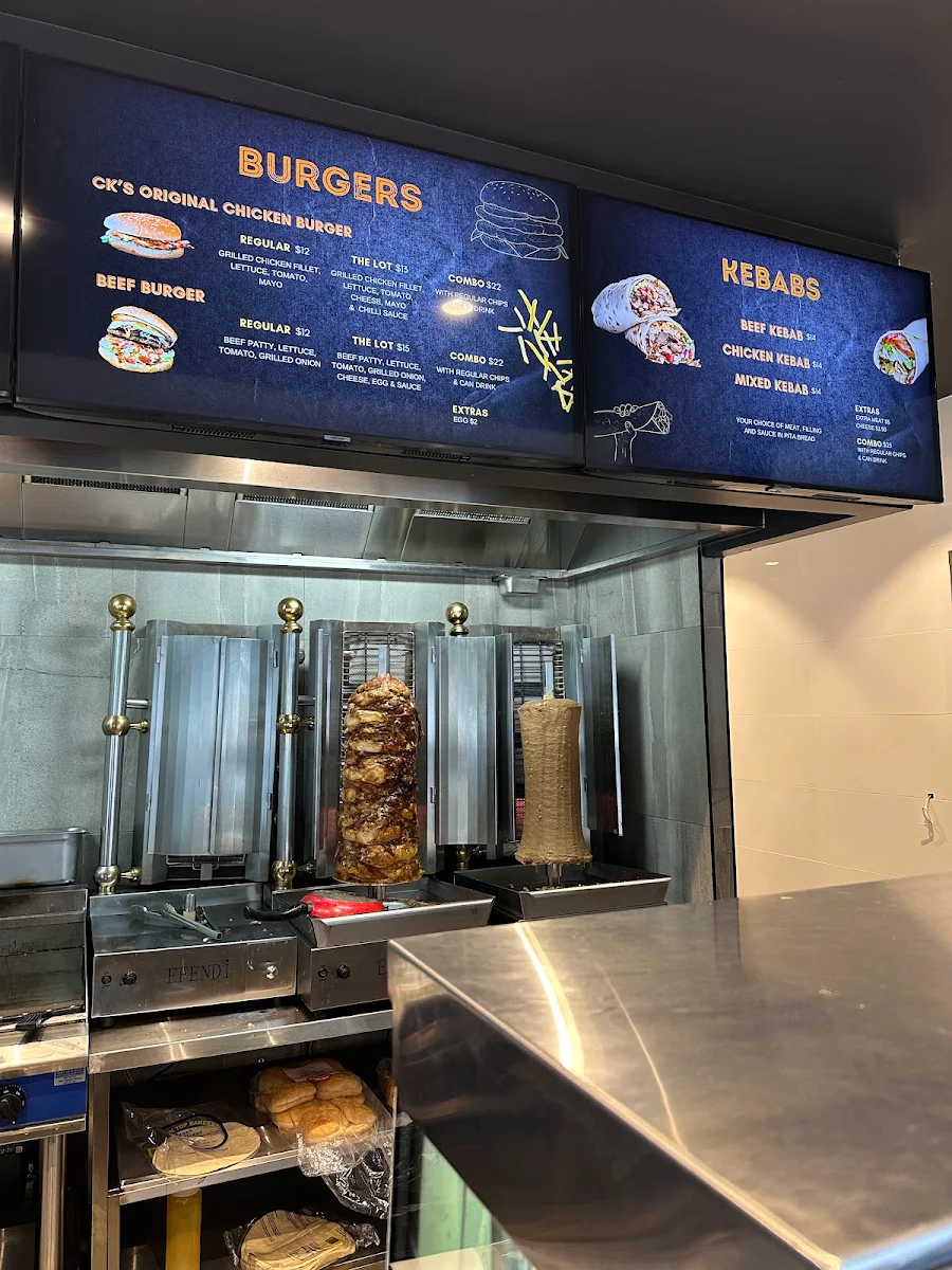 Menu, CK’s Kyeemagh Bayside