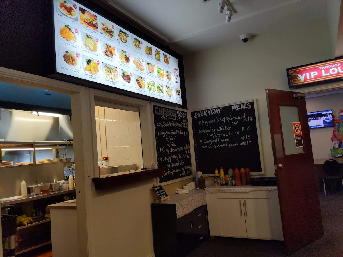 Menu, T&M Bistro