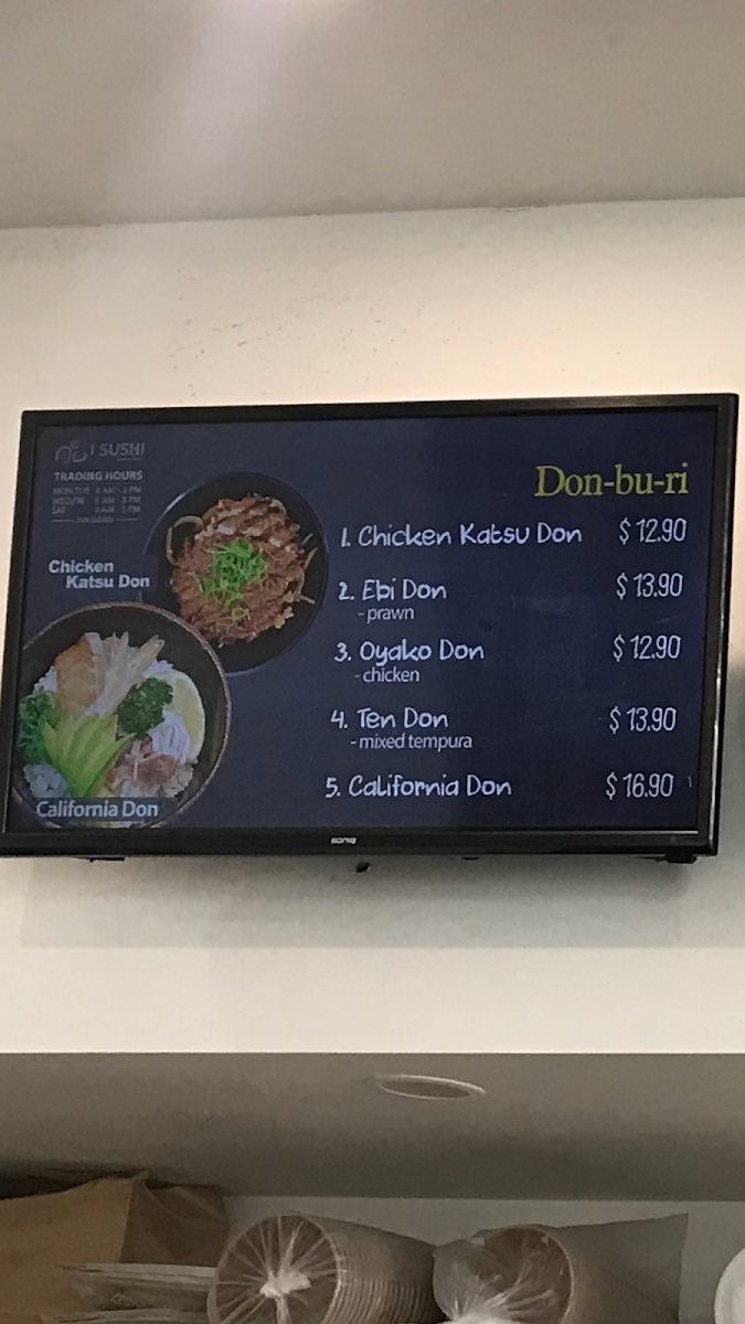 Menu, I Sushi