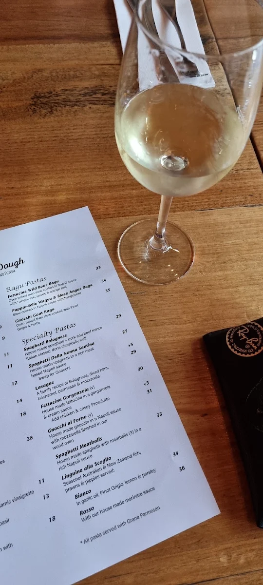 Menu, Mother Dough Restaurant & Wine Bar