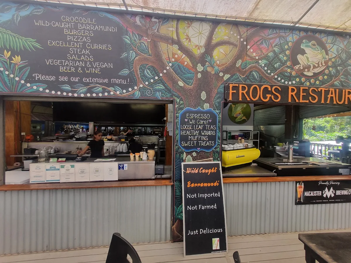 Menu, Frogs Kuranda